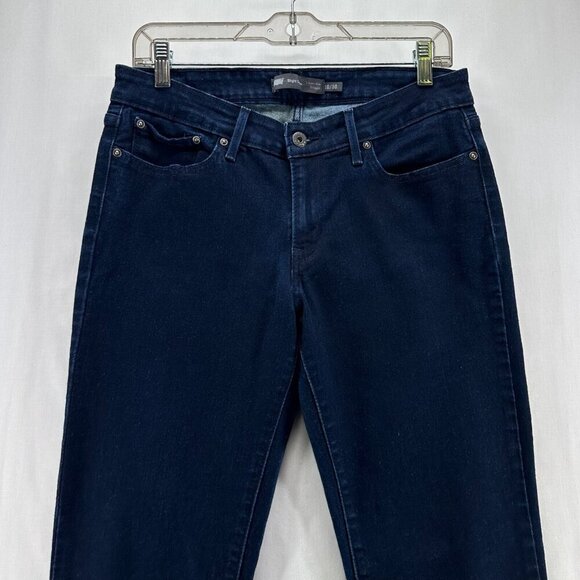 Levi's Jeans Womens 10/30 Slight Curve Classic Rise Straight Dark Washed Blue - Picture 3 of 12